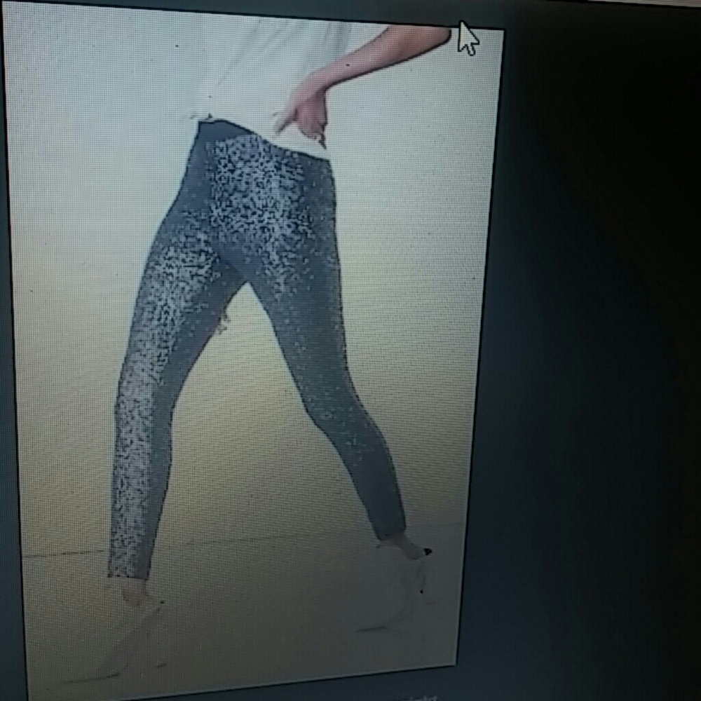 BB Dakota Zelah Sequin Leggings M
